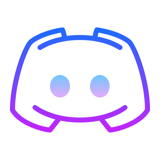 logo discord neon